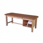 Armedica Wood Treatment Table w/ Drawer & Shelf AM608