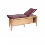 Armedica Wood Treatment Table w/ Backrest & Cabinet AM618