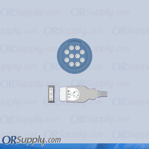Air Shields ECG Cable, 3-Lead Inverse AHA