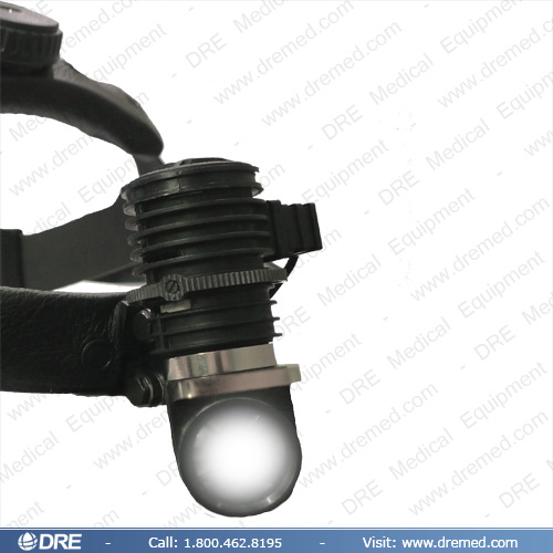DRE Xavier C3 Headlight with Light On