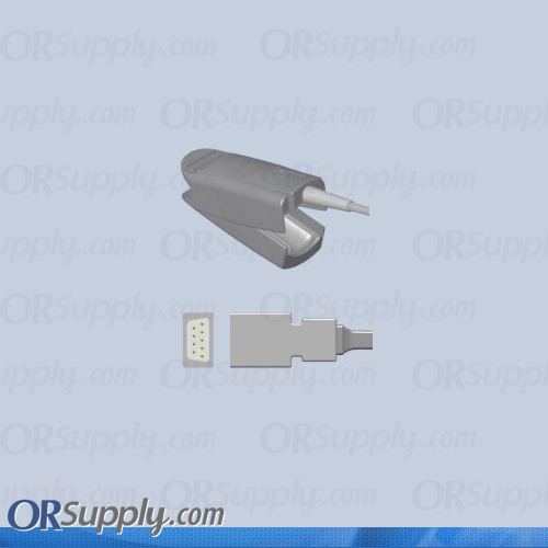 Datex Compatible SpO2 Finger Sensor with Large Reusable Finger Probe (3 Feet, Indirect)