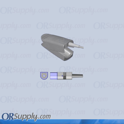 Philips Compatible SpO2 Finger Sensor with Large Reusable Finger Probe (5 Feet, Direct)