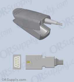 Nonin Compatible SpO2 Finger Sensor with Large Reusable Finger Probe (3 Feet, Indirect)
