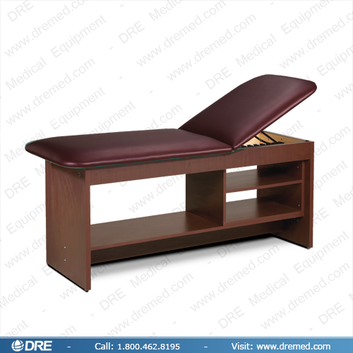 Clinton ETA Style Line Series Treatment Table with Shelving - 9004