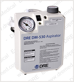 DRE DM-530 Portable Aspirator with Battery Backup rt