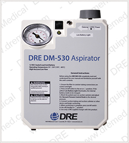 DRE DM-530 Portable Aspirator with Battery Backup