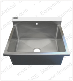 DRE Economy Stainless Steel Scrub Sink front