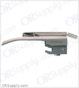 Flexicare Venticaire Conventional Miller English Profile Laryngoscope Blades with Oxygen / Suction Port